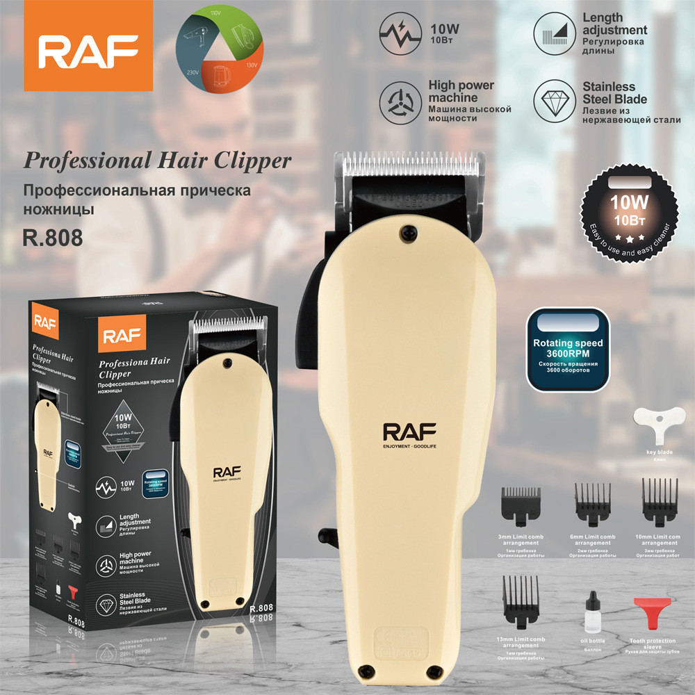 Raf Hair Clipper ปัตตาเลี่ยนตัดผมไฟฟ้า ปัตตาเลี่ยนผม ปัตตาเลี่ยนผม ร้านทําผม M3Y5