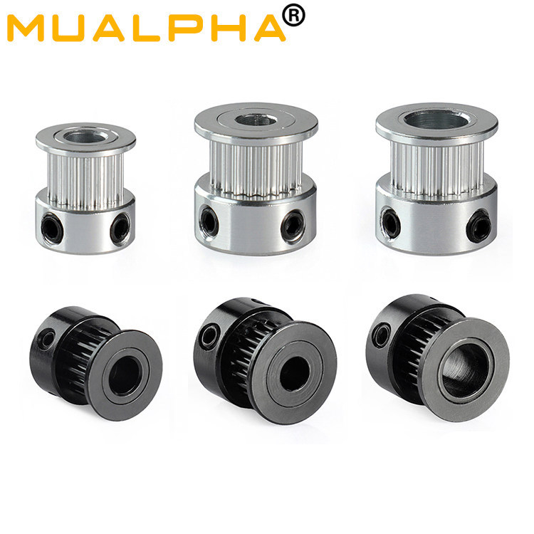 เครื่องพิมพ์ 3D 2GT ล้อซิงโครนัส gt2 Synchronous Pulley Transmission Pulley Stepper Motor Active Whe