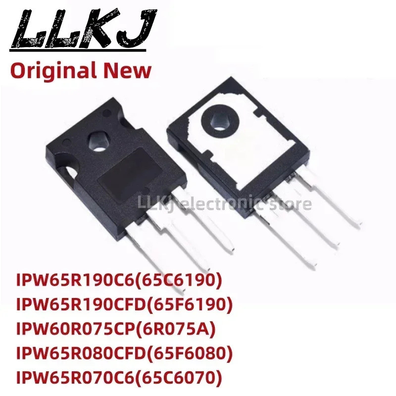 5pcs 65C6190 IPW65R190C6 65F6190 IPW65R190CFD 6R075A IPW60R075CP 65F6080 IPW65R080CFD IPW65R070C60C6