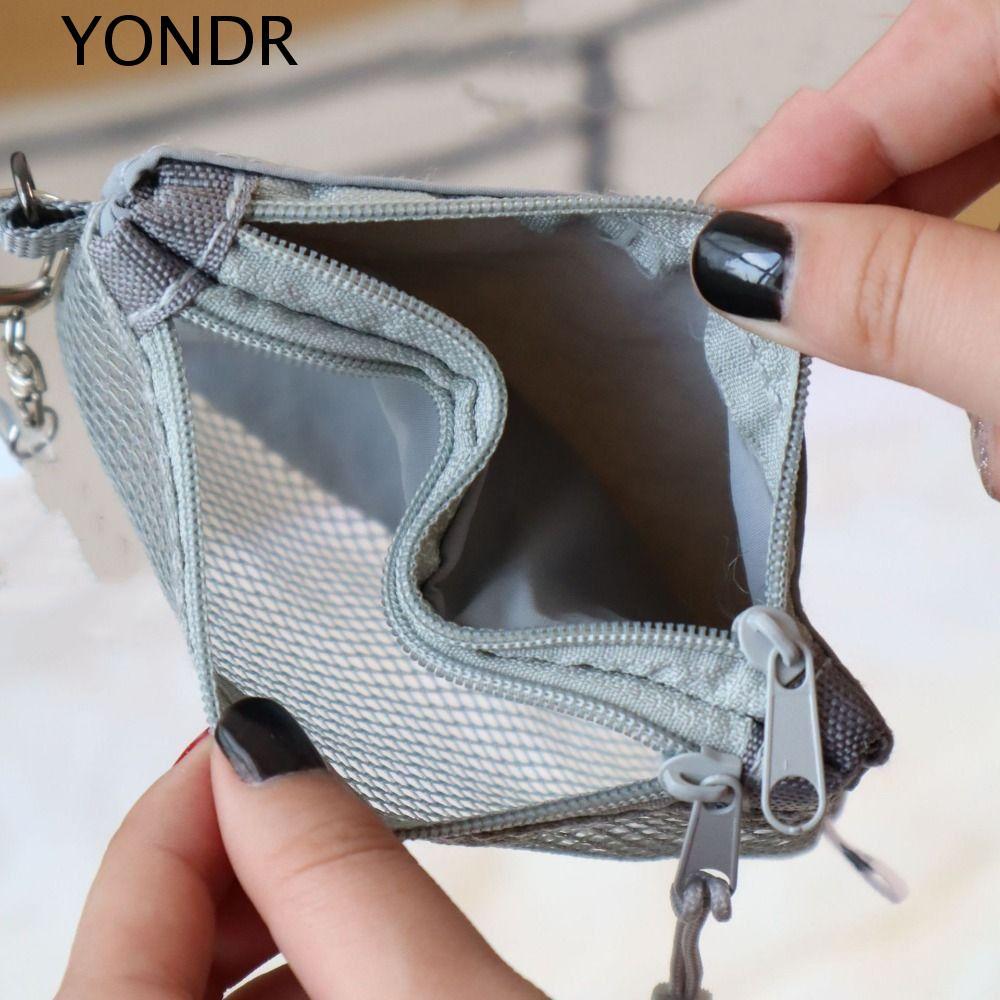 YONDR ถุงตาข่ายสำหรับเก็บของ ประหยัดพื้นที่ กระเป๋าใส่เหรียญสองชั้น ดีไซน์สแควร์ทรงเรียบ สะดวกในการเดินทางและจัดระเบียบเครื่องสำอาง ราคา ถูกที่สุด ดีลบีเคเค