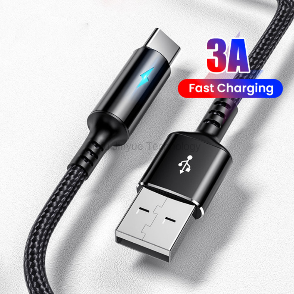 USB A ถึง Micro/Type C สําหรับ Xiaomi 14T 14TPro 15T 15TPro Samsung S26Ultra S25FE S24 Android 3A Fa