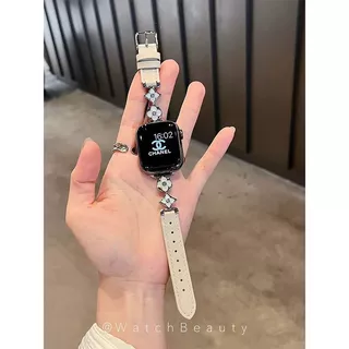 เหมาะสําหรับ Huawei fit4th Generation Strap 4pro Four-leaf Clover Leather watchfit3 สายรัดข้อมือ fit2 Vitality รุ่นหรูหรา