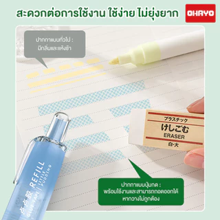 【Ohayo ของแท้】ohayo เทปกาวสองหน้า ลายจุดน่ารัก 5 ม.* 6 มม. สําหรับตกแต่งสมุดภาพ อัลบั้มภาพ เครื่องเขียน โรงเรียน DIY