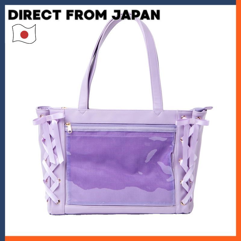 Wego Lace-Up Itabag Tote Clear Bag For Events And Everyday Use