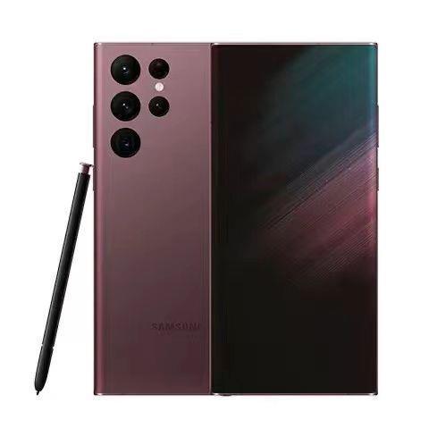 โทรศัพท์มือถือ Samsung GalaxyS22Ultra หน้าจอโค้ง 5G ในประเทศ S22+/ S22 โทรศัพท์ดั้งเดิมมือสอง 99 ใหม