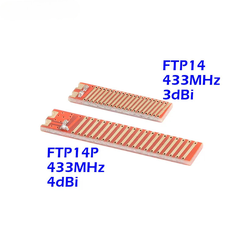 10 ชิ้น FTP14P 4dbi ความถี่ 433MHz gold-patch เสาอากาศ FTP14 3dbi สําหรับโมดูลไร้สายทางไกลสูง