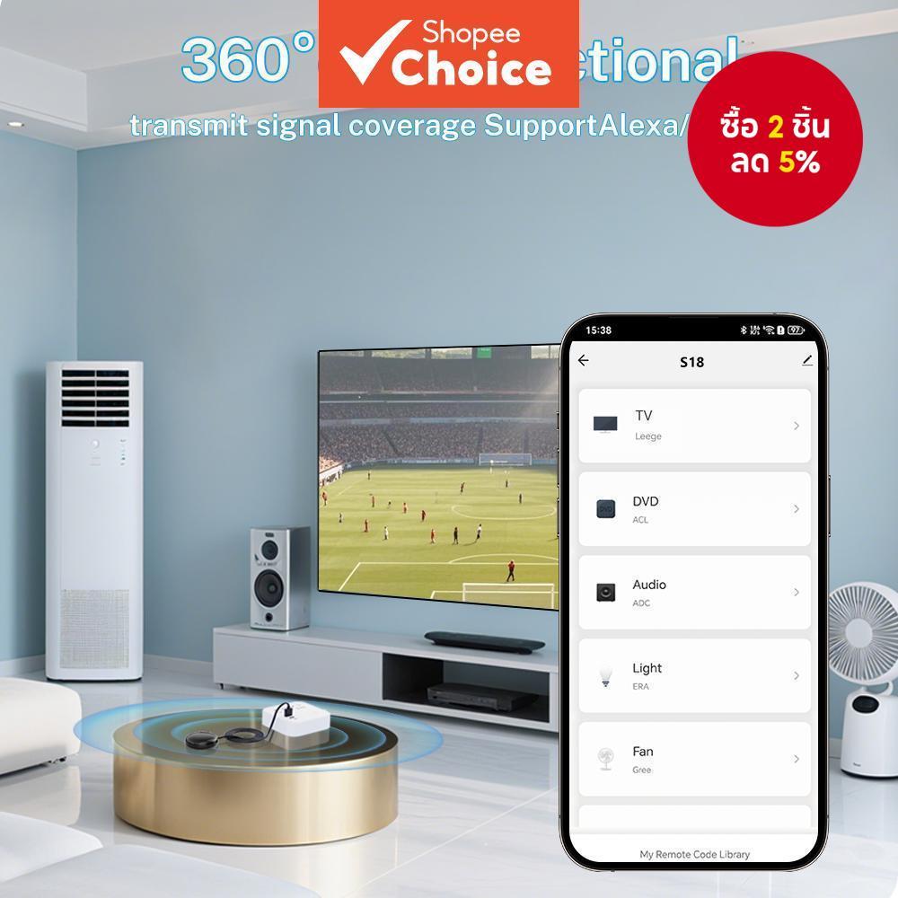 สําหรับ Tuya WiFi รีโมท IR อเนกประสงค์ สําหรับสมาร์ททีวี ใช้งานร่วมกับ Alexa Google Home Yandex Alic