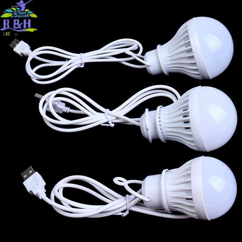 B&H Dec Portable Lantern Camp Lights หลอดไฟ USB 5W/7W Power Outdoor Camping Multi Tool {vn}