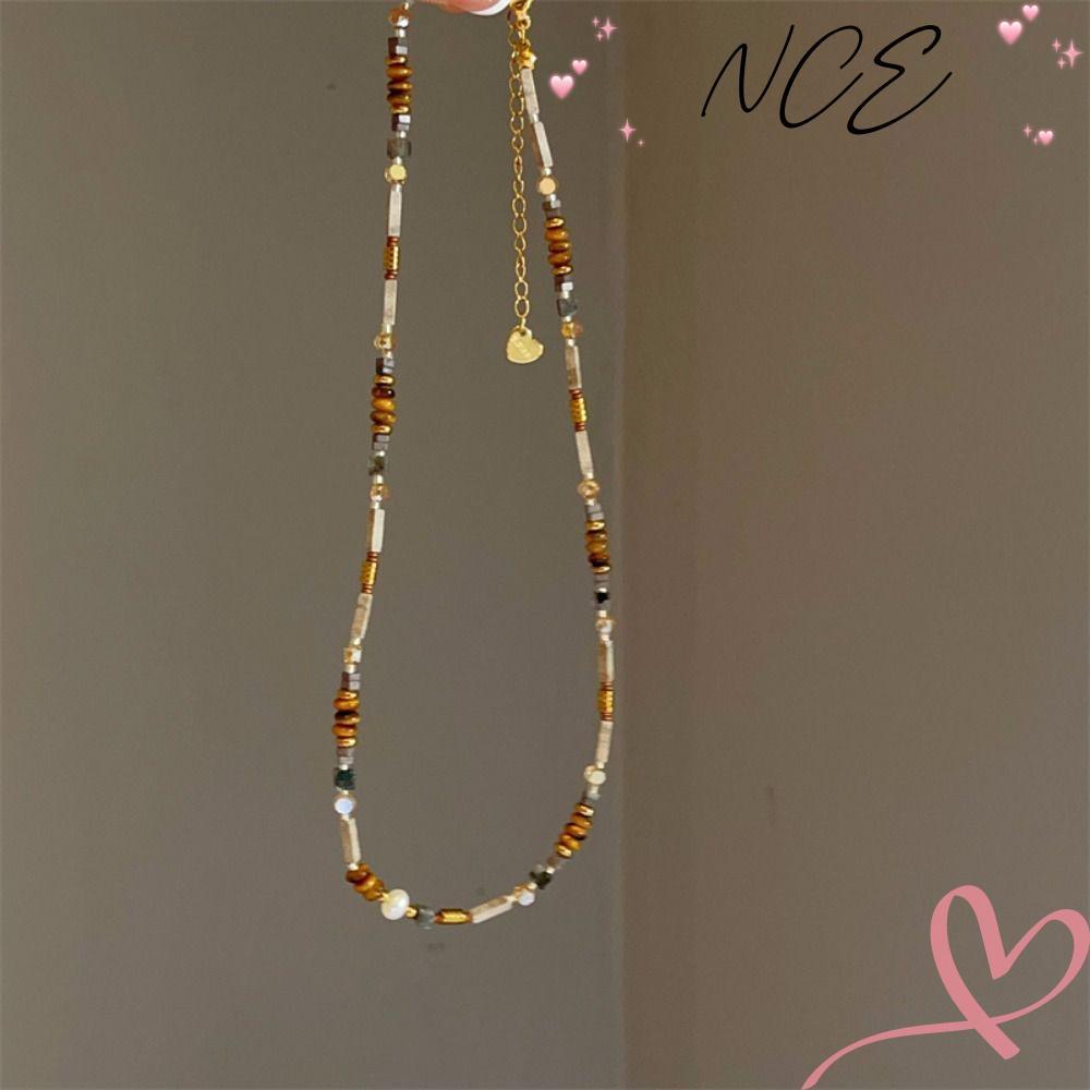 สร้อยคอโซ่กระดูกไหปลาร้า NCE แบบย้อนยุคหรูหรา สไตล์แฟชั่นและเหมาะกับการแต่งตัวของผู้หญิง