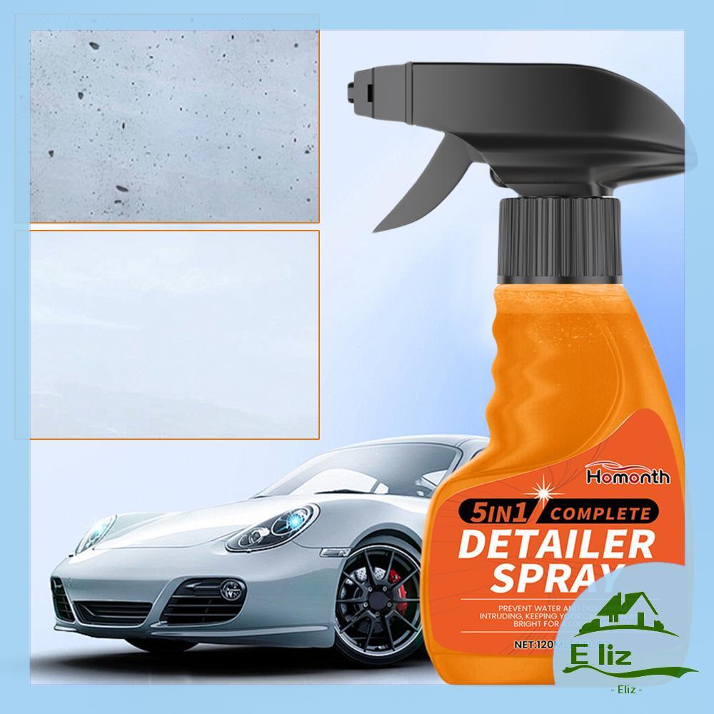 [Elizabeth1.th] 5-in-1 Car Detailer Spray Cleaner 120ml สเปรย์ทําความสะอาดสีรถพร้อมผ้าเช็ดตัว Automo