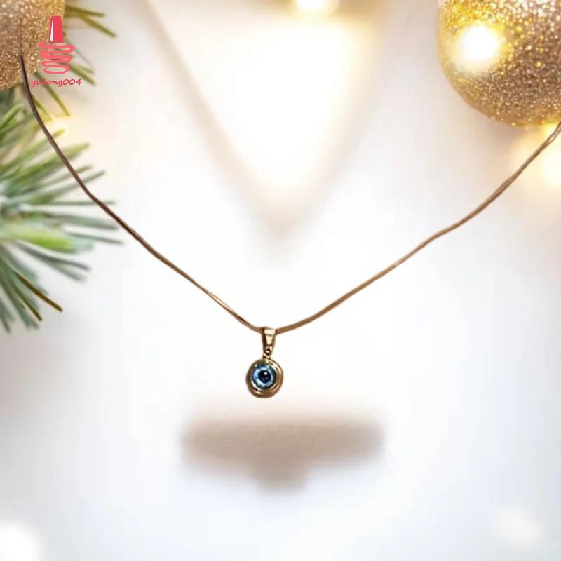 [strysingoin] Angel Eyes Clavicle Chain Evil Eye สร้อยคอสําหรับผู้ชายผู้หญิง Evil Eye Choker เครื่อง
