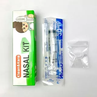 Nasal Kit (เซ็ทอุปกรณ์ล้างจมูก) ประกอบด้วยไซริ้ง 20 มล. เเละจุกล้างจมูก 1 ชิ้น.