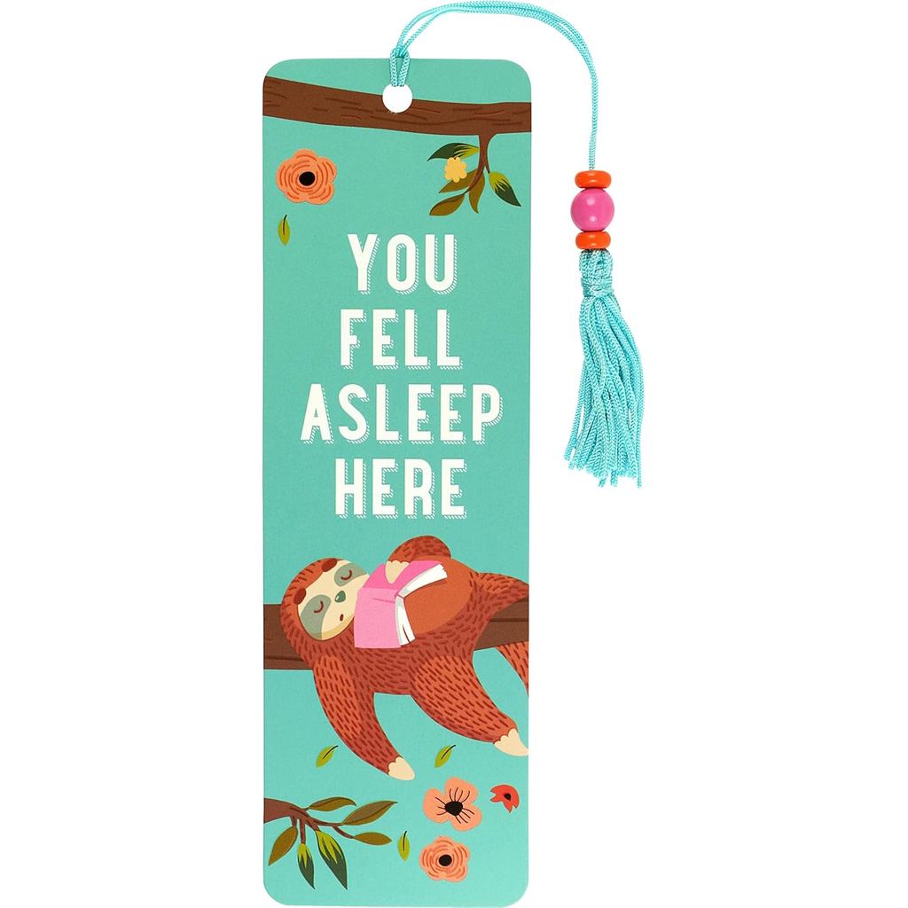 You Fell Asleep Here Beaded Bookmark