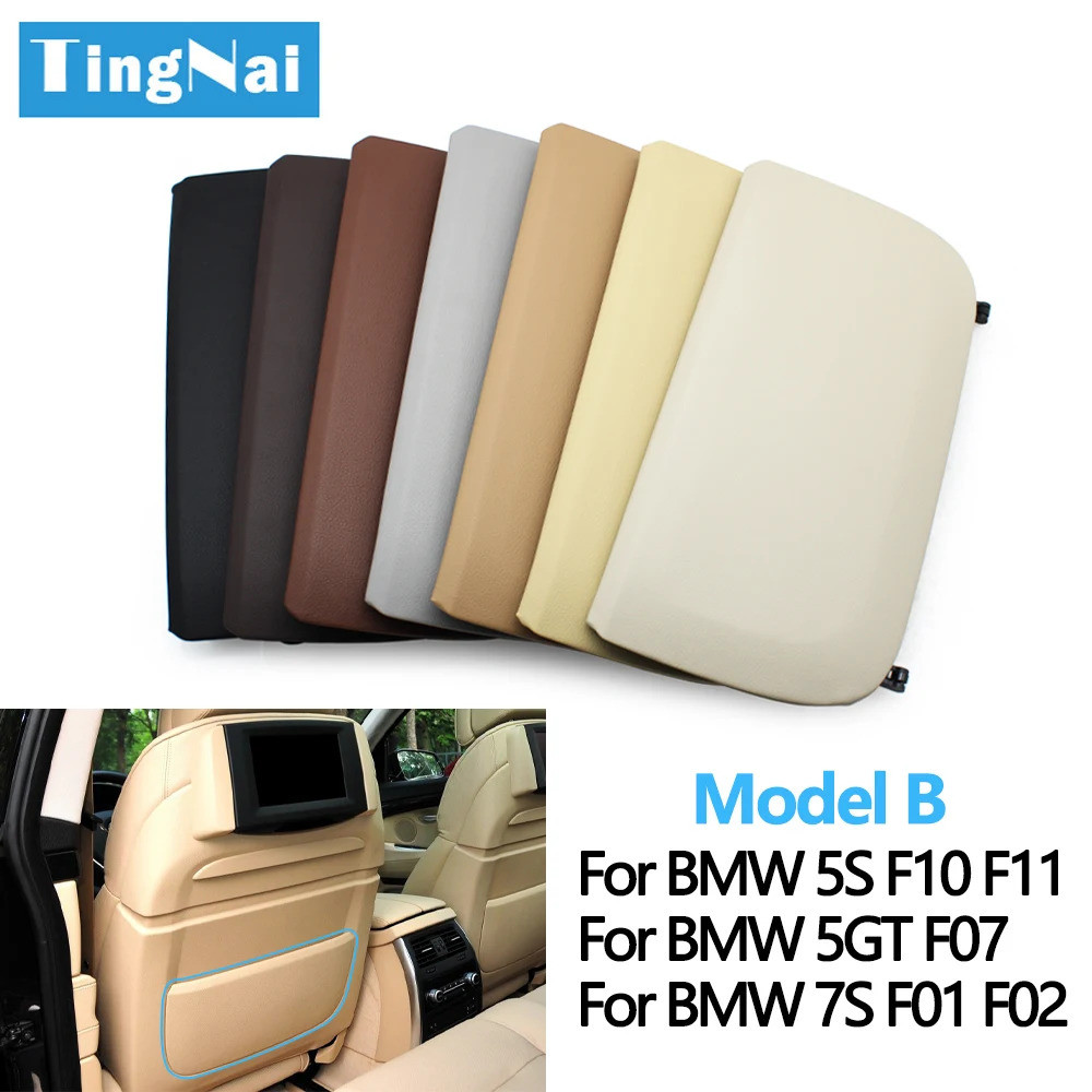 Front Seat Backrest Leather Pocket Pack Trim Cover Replacement For BMW 5 5GT 7 Series F10 F11 F07 F0