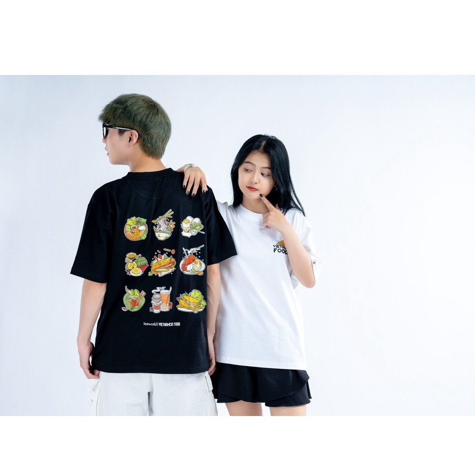 เสื้อยืดแฟชั่น Vietnam Food Series สำหรับผู้ชายและผู้หญิง ออกแบบมาเพื่อสวมใส่ง่ายและเข้าได้กับทุกสไต