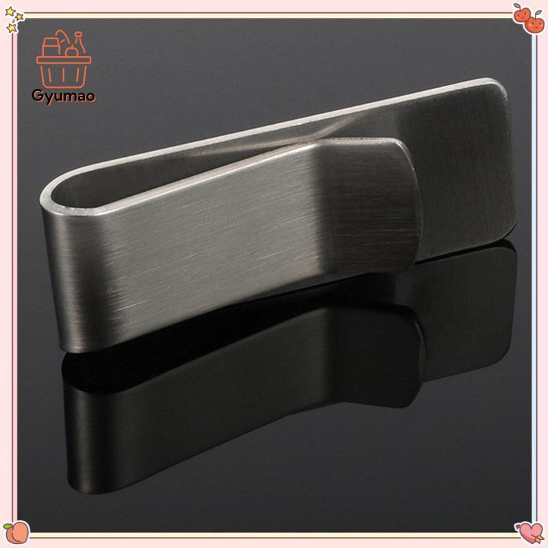 [cxGYMO] คลิปหนีบธนบัตร โลหะสเตนเลส สีเงิน เรียบง่าย คุณภาพสูง แฟชั่นสําหรับผู้ชาย ผู้หญิง HDY