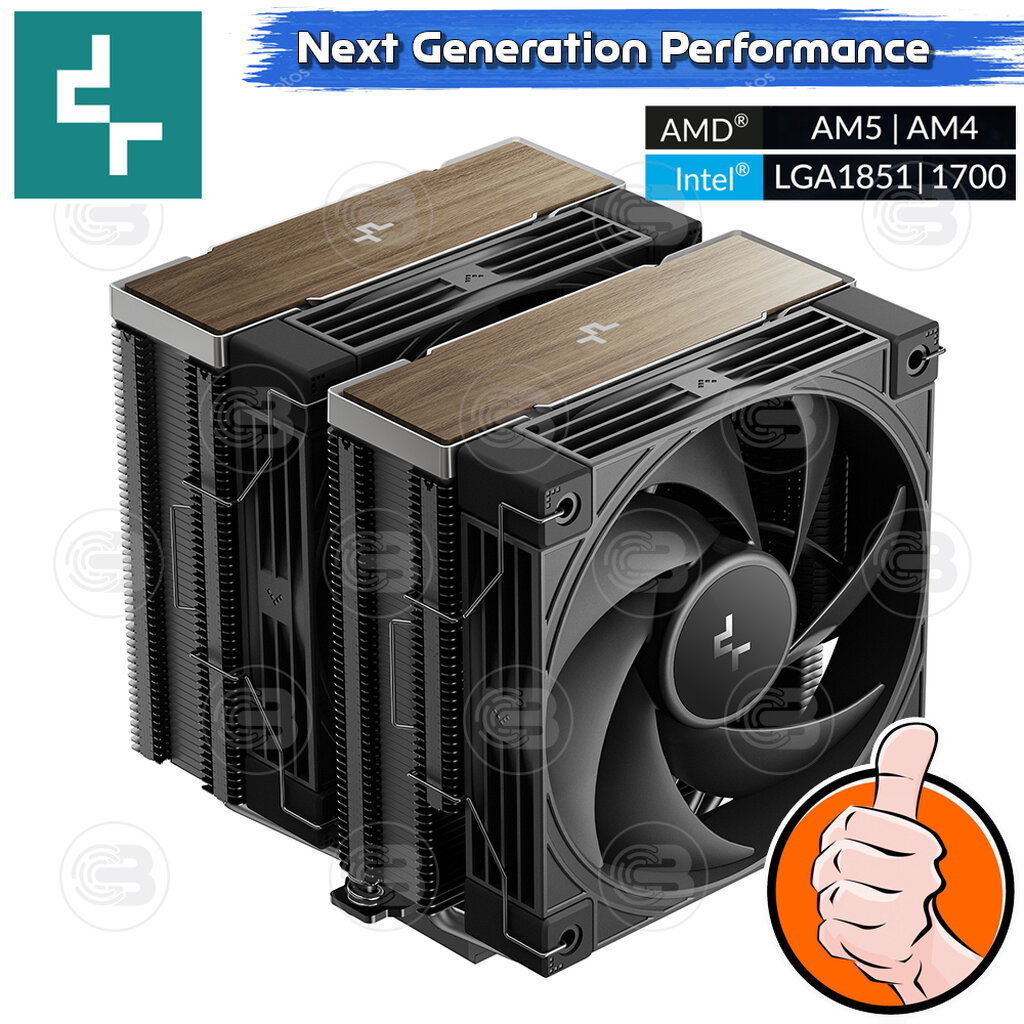 [CoolBlasterThai] DeepCool AK620 G2 Dual Tower CPU Cooler (LGA1851/AM5 Ready)