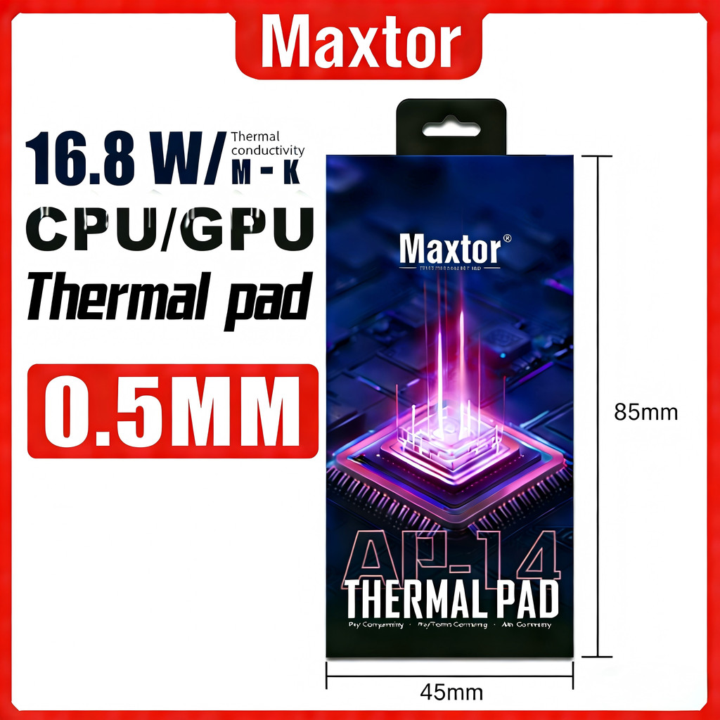 Maxtor thermal pad AP-14 thermal pad for gpu ps4 ps5 laptop silicone thermal pad 0.5MM