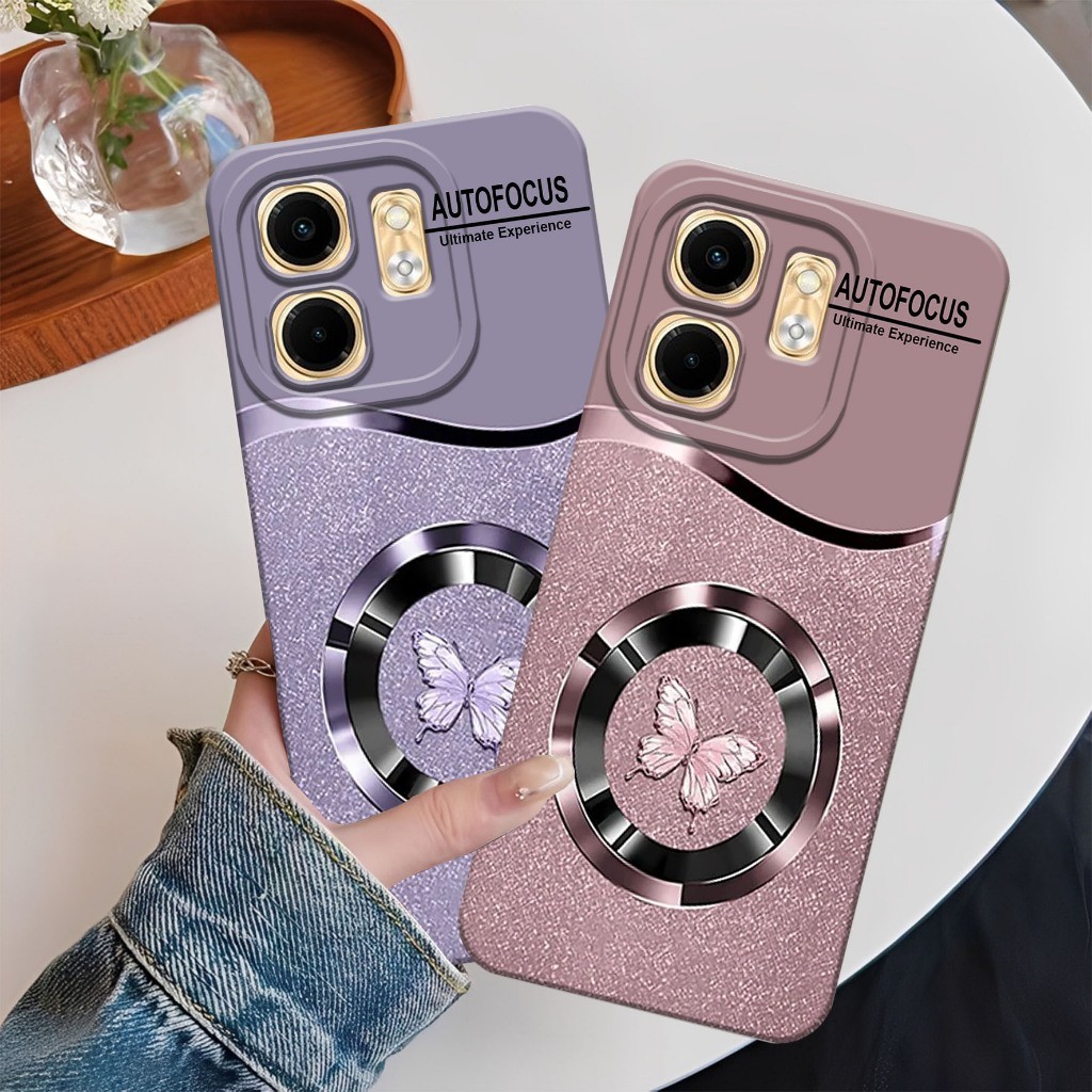 เคสสําหรับ INFINIX SMART 9 HD - SMART 9 - HOT 50I Softcase Procamera Silicon Case glitter butterfly 