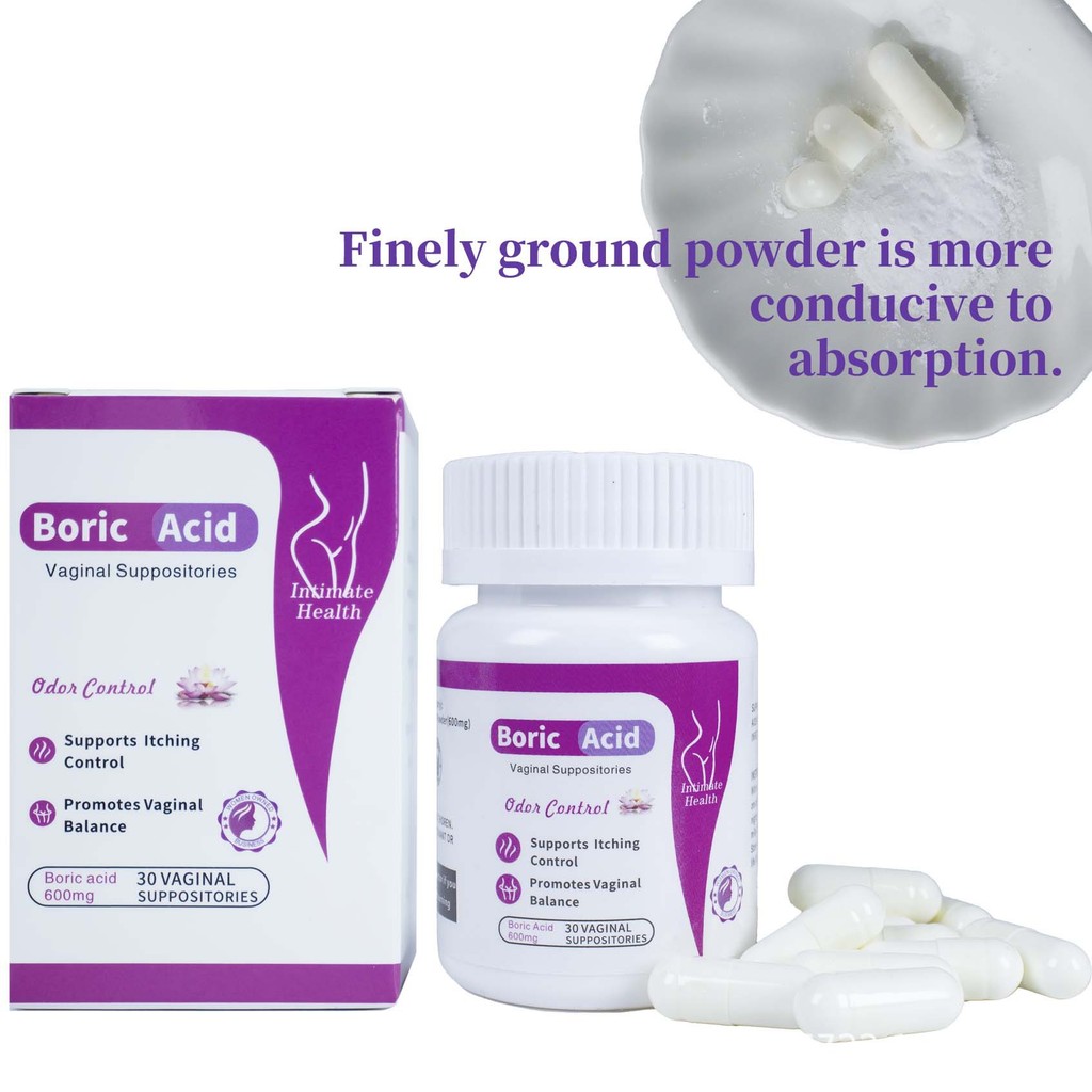 Yoni pops boric acid ช่องคลอด Suppositoriesacilet