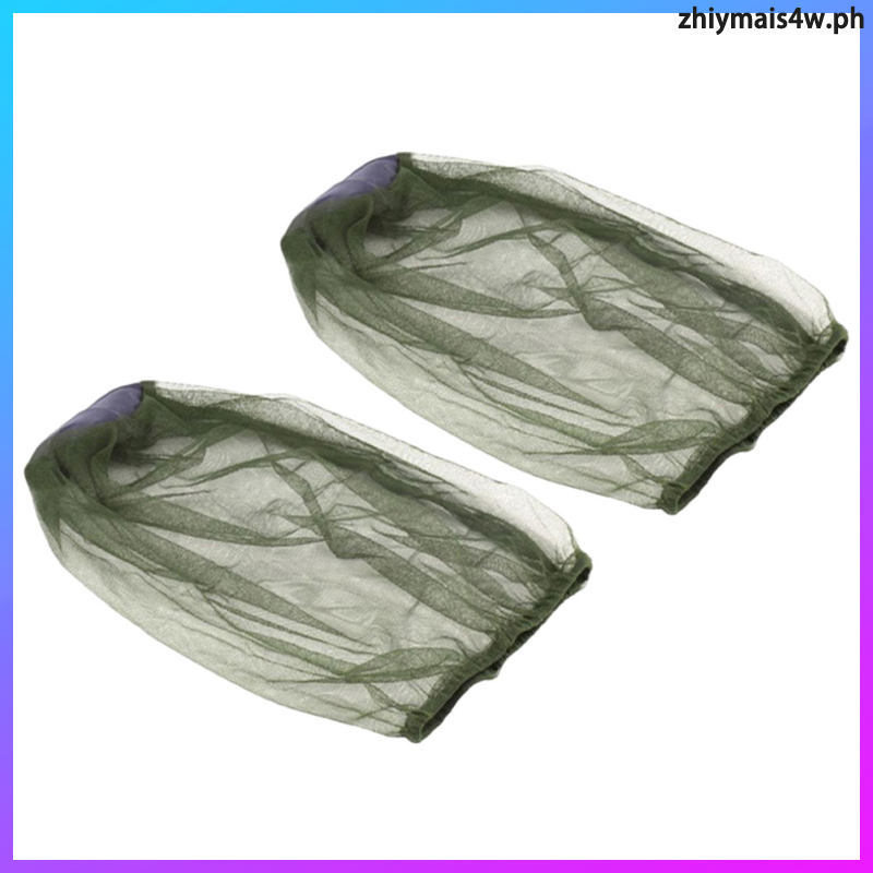 2 ชิ้นหมวกสําหรับชายเดินป่า Face สุทธิป้องกันตาข่าย Camping คอตาข่าย Bug ยุง zhiymais4w