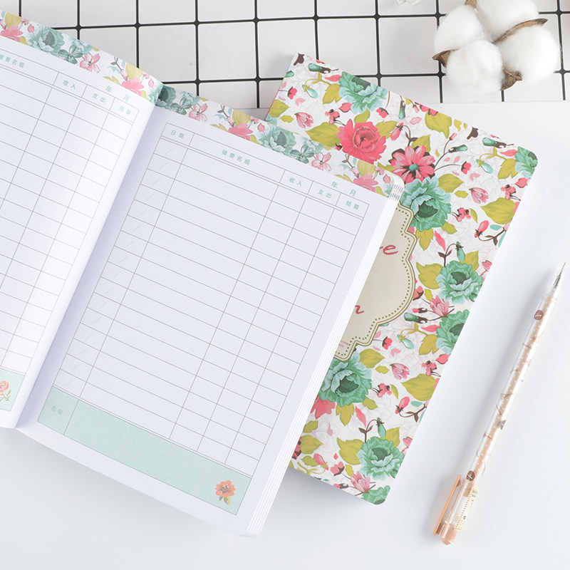 แพลนเนอร์ 2026 planner A5 Family Expense Expense Consumer Accounting Notebook Simple Fashion Fresh F