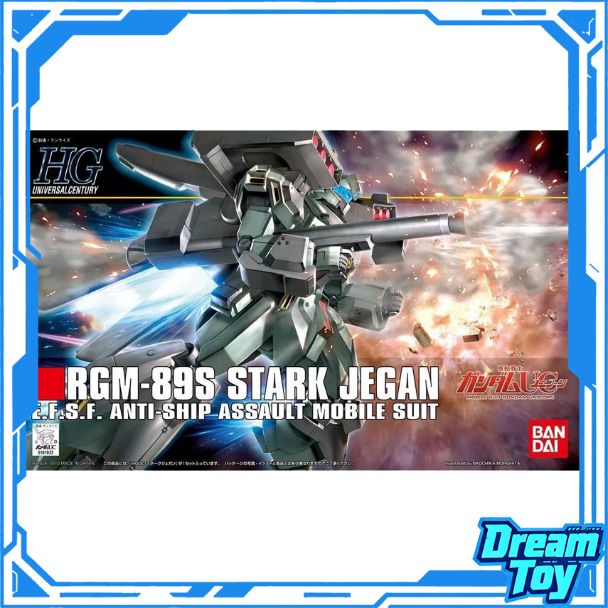 Bandai HG HGUC RGM-89S Stark Jegan – EFSF Anti-Ship Assault Mobile Suit (Gundam Unicorn) | ชุดโมเดลก