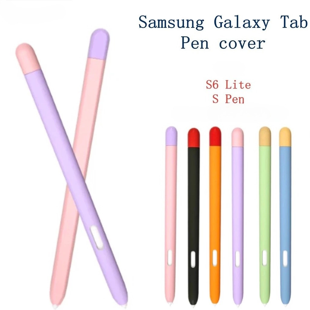 สําหรับ Samsung Galaxy Tab S-Pen S10Lite S9 S8 S6Lite S7 S10 แท็บเล็ตซิลิโคนนุ่มสี Contrast ดินสอ