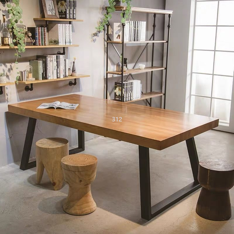 Solid Wood Desk Nordic Computer Desktop Table Simple Modern Desk Writing Table Study Table Pine Wood