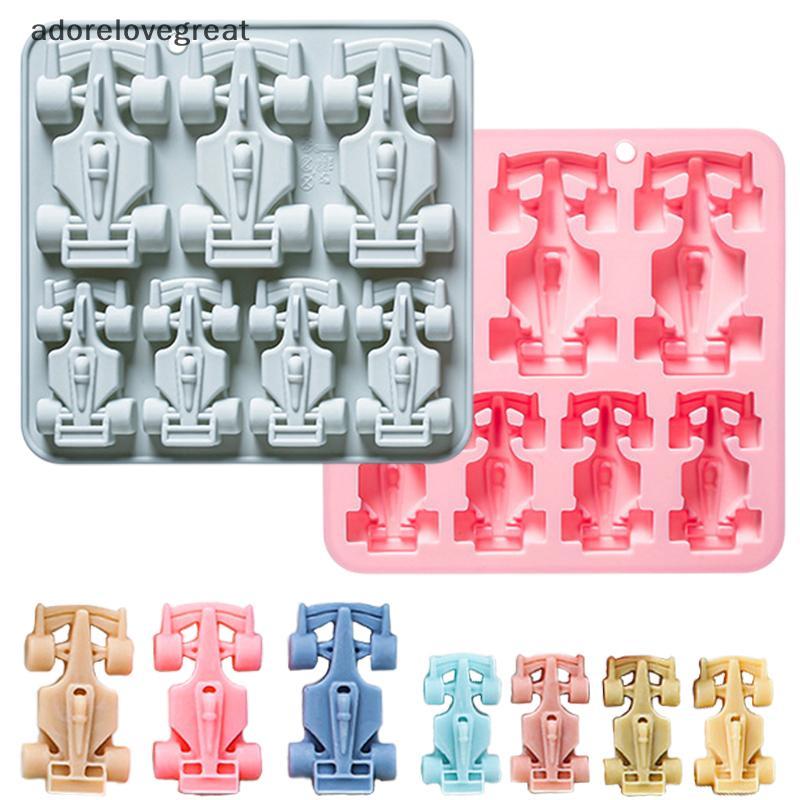 ALT 7 Cavity Racing รถแม่พิมพ์ซิลิโคน 3d Kart Mousse Fondant ช็อกโกแลต Mould Ice Grid Epoxy Baking เ
