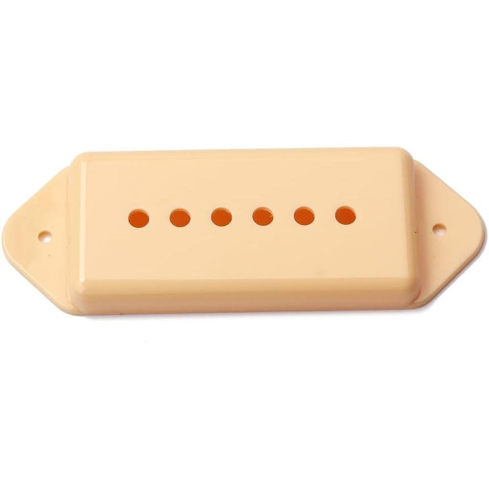 Bridge Neck Cream 1 Set Pickup Cover Dog Ear Soapbar Single Coil For P90 Style Electric Guitar Parts