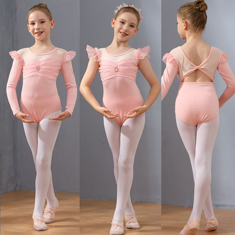 ชุดเต้นรำสำหรับเด็กฤดูร้อน แบบครึ่งแขน สไตล์เจ้าหญิง