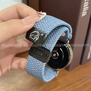สายรัดสุนัขน่ารักเหมาะสําหรับ Amazfit 2 Square/Activity 2/GTS 4Mini/GTS 4 3 2 2e 2Mini/Bip 3/Bip SU Pro Bip6 Bip5 Unit Replacement Strap Magnetic Buckle Strap