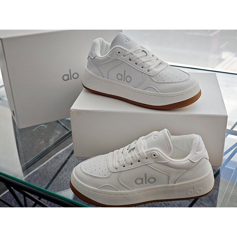 LSDC Alo Classic รองเท้าผ้าใบ, รองเท้าวิ่งสีขาว, สไตล์อเมริกันยุโรป, สบาย, สไตล์ Preppy, All-Match, 