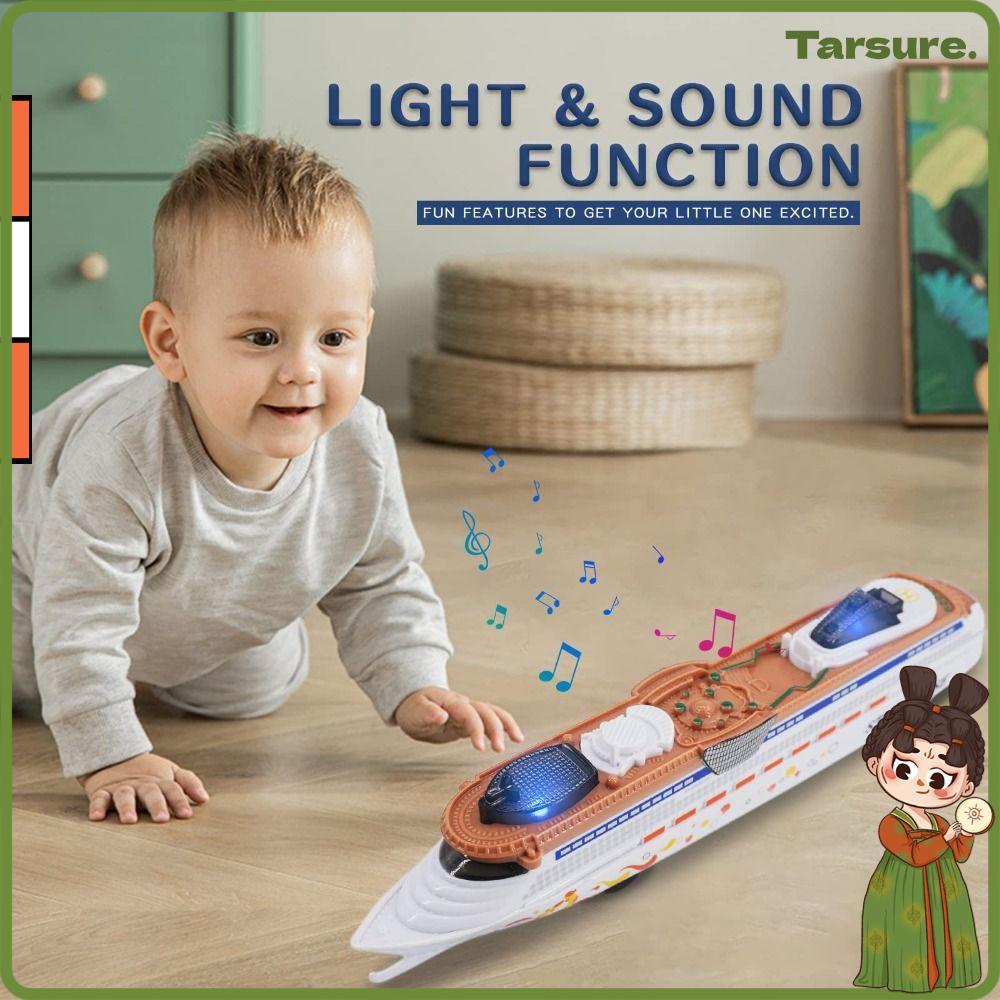 TARSURETH Cruise Ship Model Toy Collection สําหรับตกแต่งบ้านสําหรับเด็ก