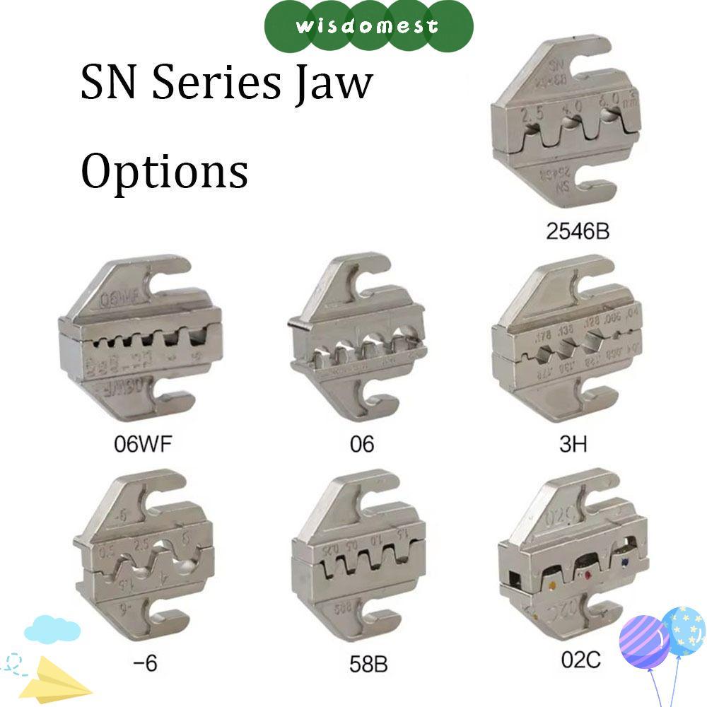 WISDOMEST คีมอเนกประสงค์ SN-58B/2546B/2549/06/X6/06WF/03H คีมย้ําหัวเทอร์มินัล 4 มม. เปลี่ยนหัวได้