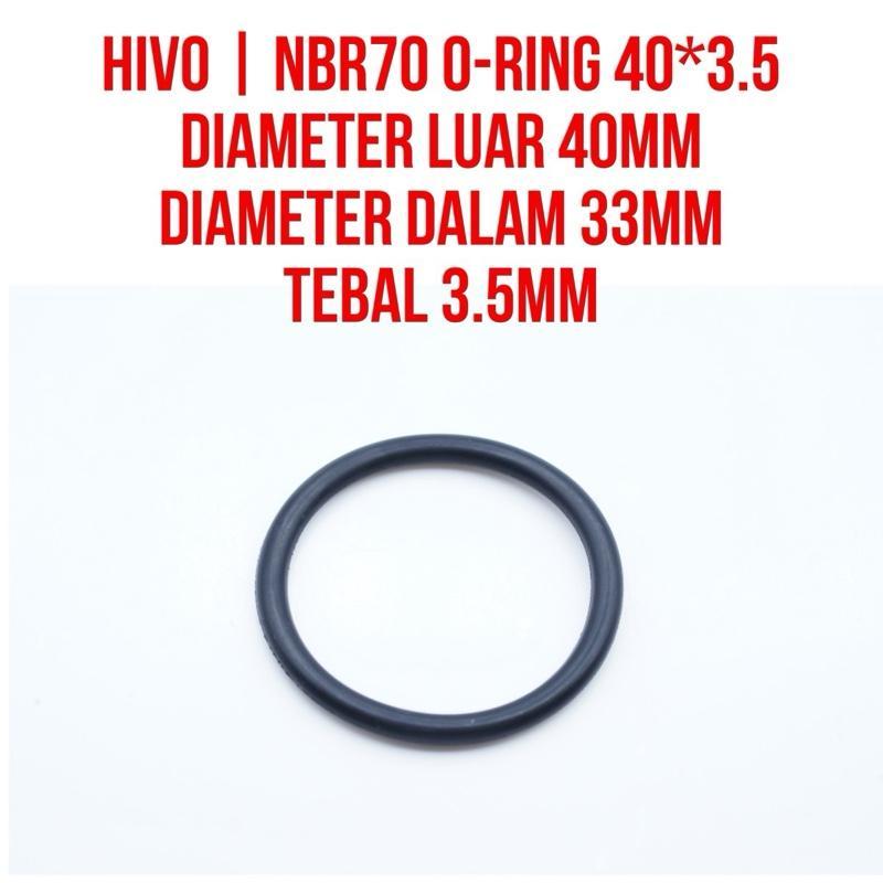 Oring 3.5x33 3.5*33 3.5 x 33 mm Seal Sil NBR70 ความหนา 3.5 มม. เส้นผ่านศูนย์กลางภายใน 33 มม. ทนความร
