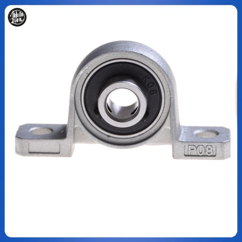 WL| สังกะสีอัลลอยด์เส้นผ่านศูนย์กลาง 8 มม. Bore Ball Bearing Pillow Blo Mounted Support KP08 ใหม่