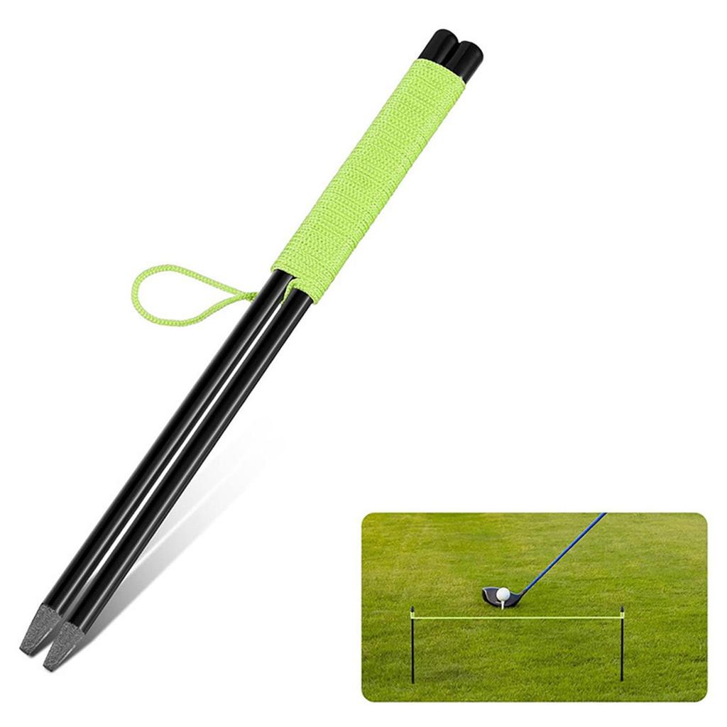 [Whgirld8] Golf Putting Aid String หมุดสำหรับใช้ในร่มและกลางแจ้ง อุปกรณ์เสริมเพื่อความแม่นยำ