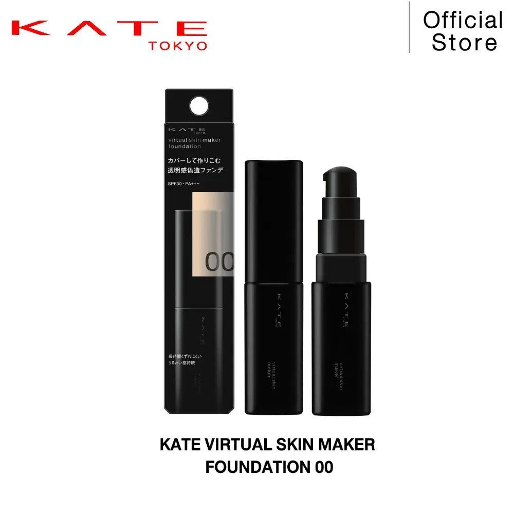 KATE Translucent Liquid Foundation VIRTUAL SKIN MAKER FOUNDATION CJ4N