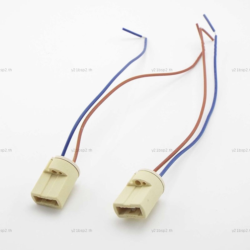 0.2m เซรามิค G9 ประเภทฮาโลเจน power ซ็อกเก็ตหลอดไฟ LED ฐาน 250V 2A เซรามิคผู้ถือสายเชื่อมต่อ G9 ตะกั