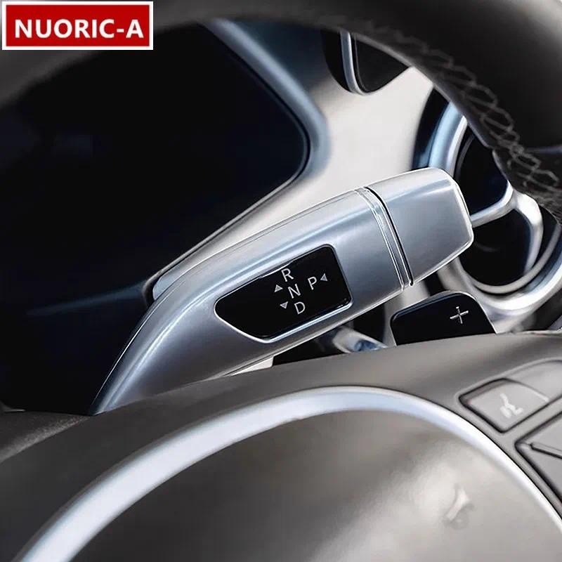 จัดแต่งทรงผมรถ Cruising Wiper Shift Lever ตกแต่งสําหรับ Mercedes Benz W205 W213 X253 C117 X156 W176 