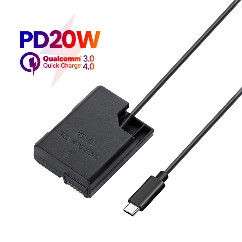 EP-5A EN-EL14a Dummy แบตเตอรี่ DC Power AC อะแดปเตอร์สําหรับ Nikon D3100 D3200 D3300 D3400 D3500 D51