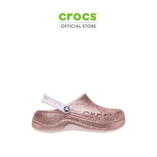 CROCS รองเท้าลำลองผู้หญิง BAYA PLATFORM GLITTER CLOG รุ่น 20…