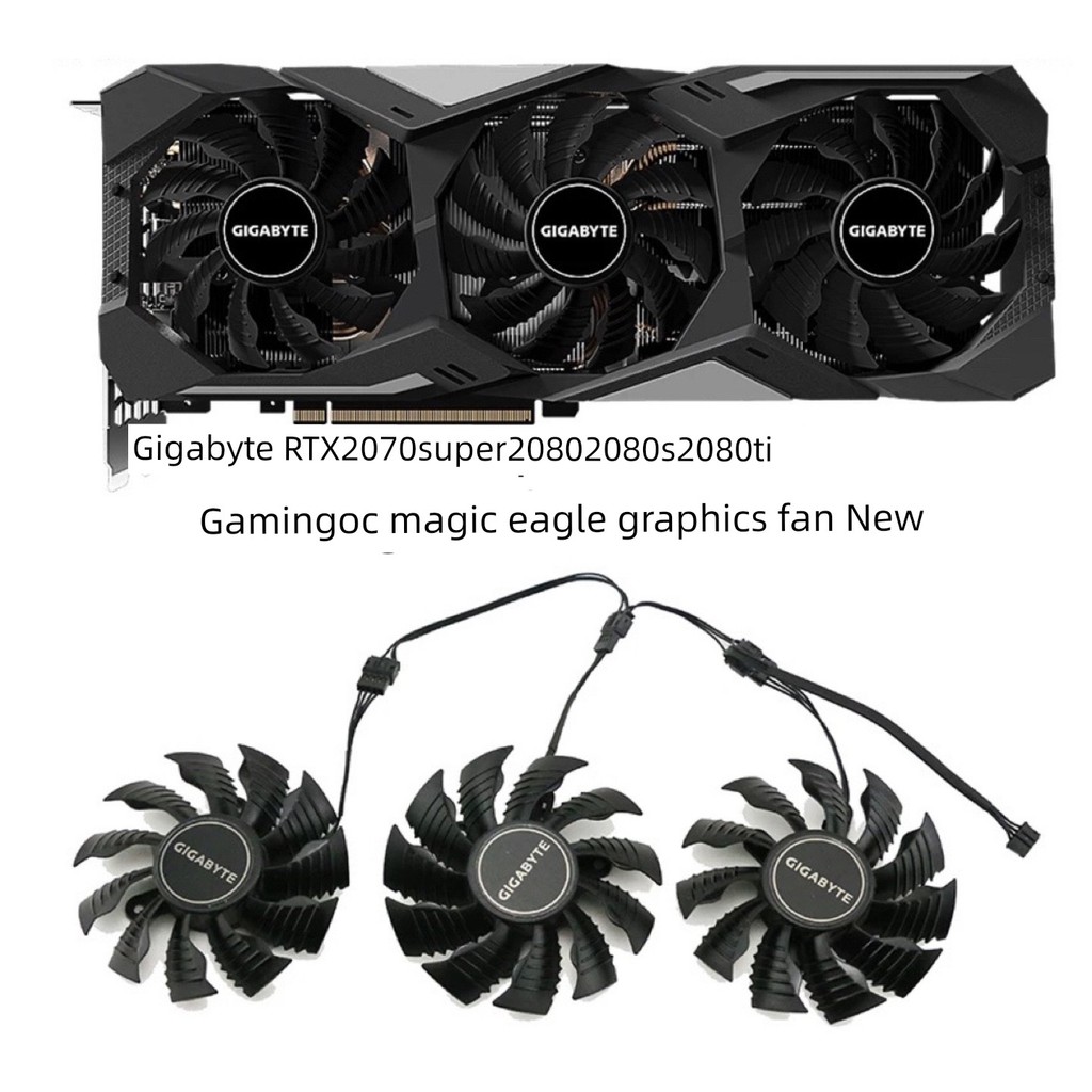 Gigabyte RTX 2070super 2080 2080s 2080ti Gaming oc Magic Eagle พัดลมกราฟิก