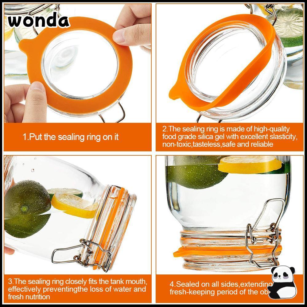 Wonda ปะเก็นยางซีลขวดโหล กันรั่วซึม แบบเปลี่ยน