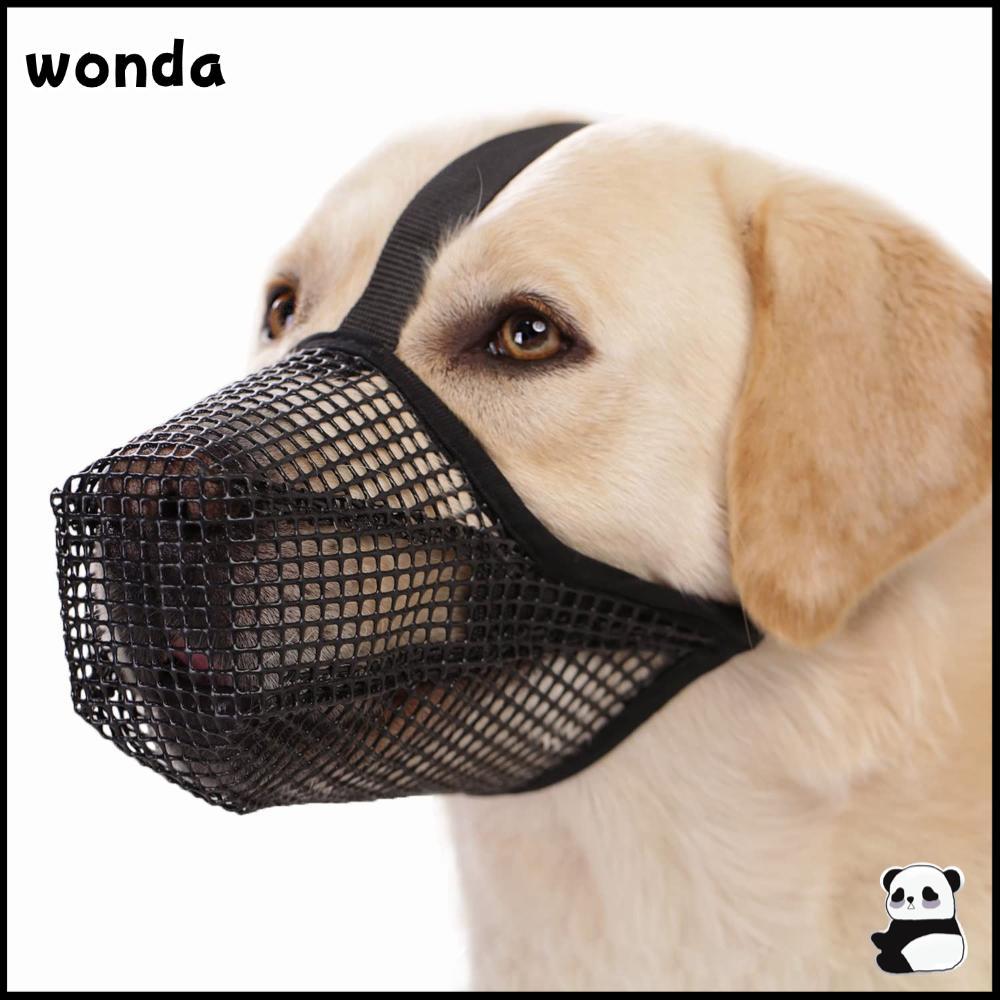 Wonda ตะกร้อครอบปากสุนัขอัพเกรดปรับดื่มได้ Anti-Biting Chewing Licking