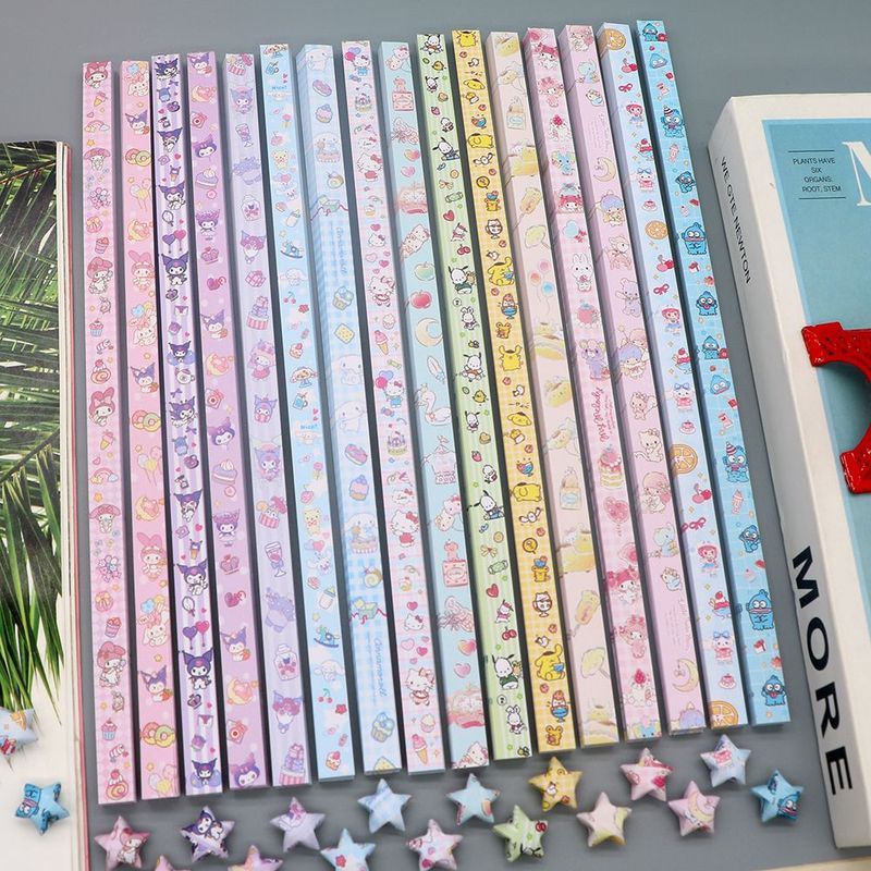 Star Fine Paper Wishing Five-pointed Star Small Star Folding Five-pointed Star Handmade Paper 4.9 XX