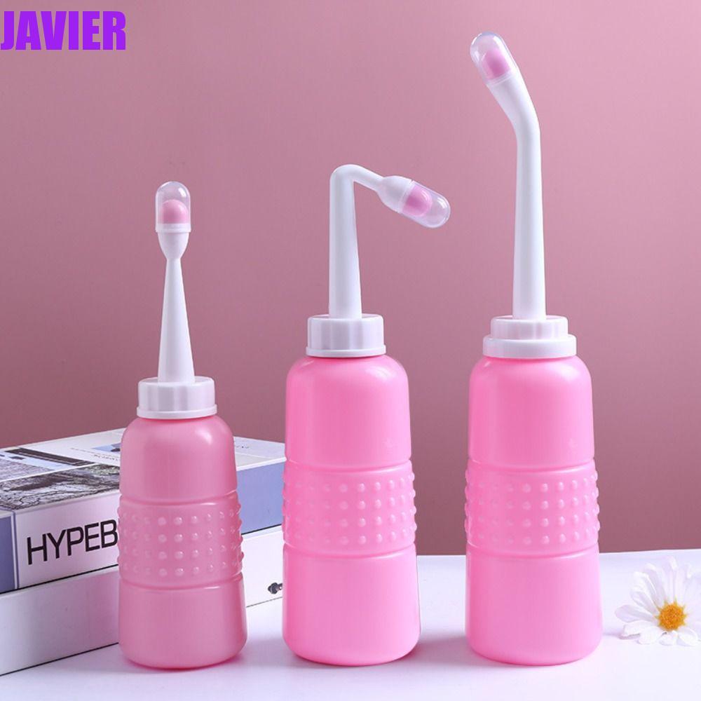 JAVIER Bidet ขวดสเปรย์ Travel Private Parts Flushing อุปกรณ์ผู้หญิงทนความร้อน 500ml Perinum Body Bidet สําหรับ Perineal Recovery ทําความสะอาด