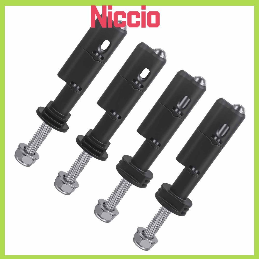 NICCIO หมุดยึด 4 ชิ้น, สแตนเลส 140 มม.ความยาว Traction Board Mount Pins, การออกแบบล็อคเข้ากันได้กับ 